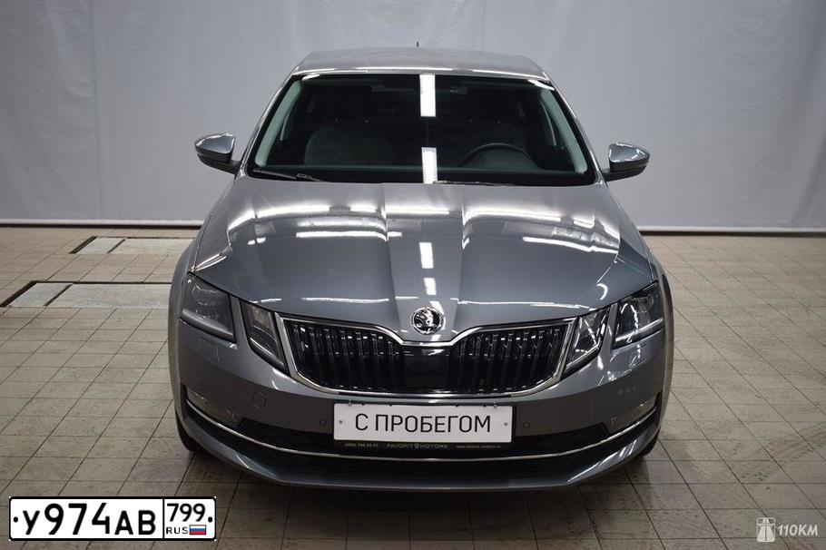 Фото автомобиля SKODA OCTAVIA, 2017 — госномер К628ТК69. Цвет: ТЕМНО-СЕРЫЙ