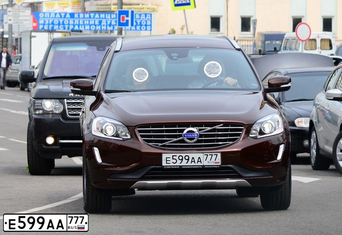 Фото автомобиля VOLVO XC60, 2013 — госномер У340ОВ799. Цвет: КРАСНЫЙ