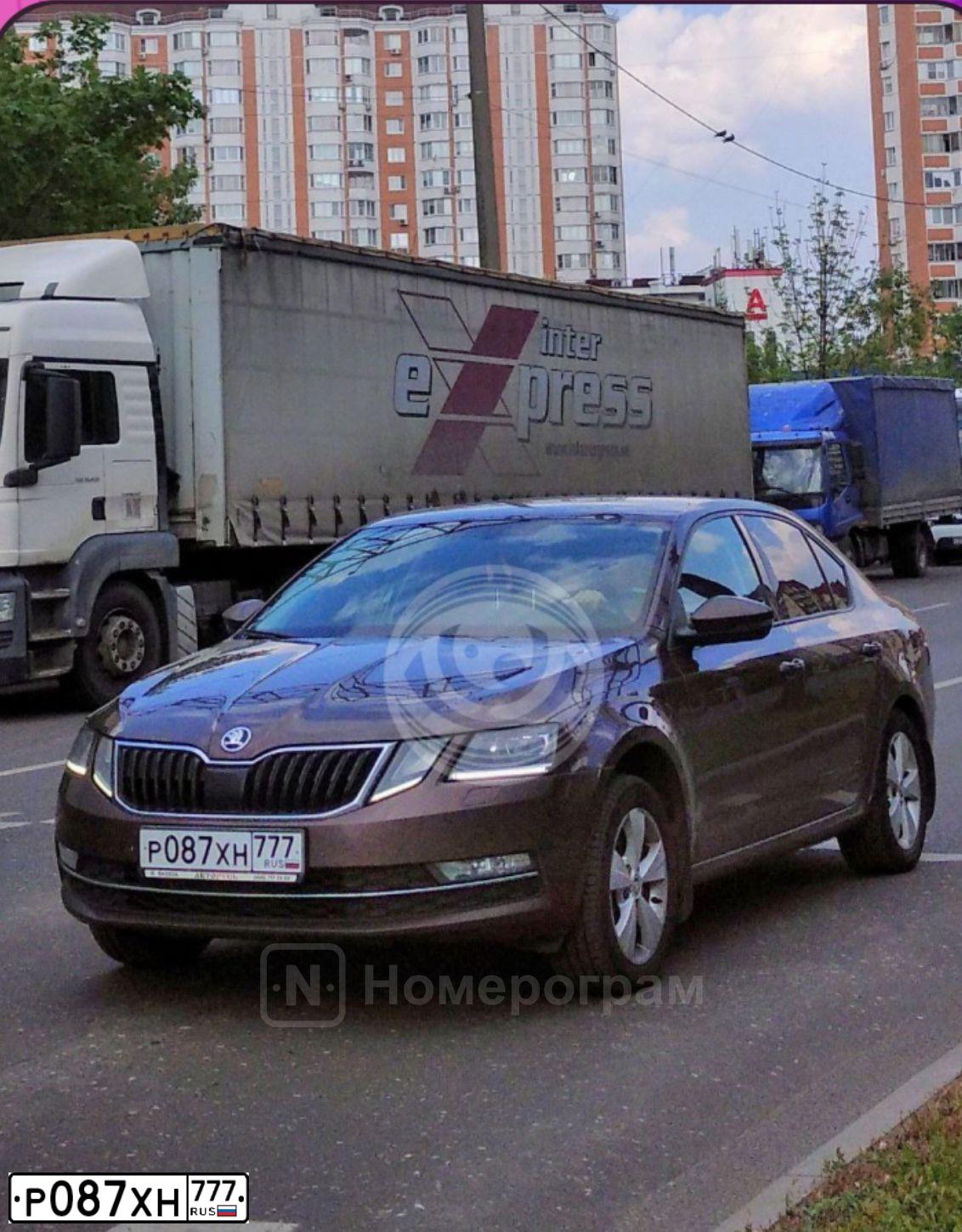 Фото автомобиля SKODA OCTAVIA, 2017 — госномер Н424ОК82
