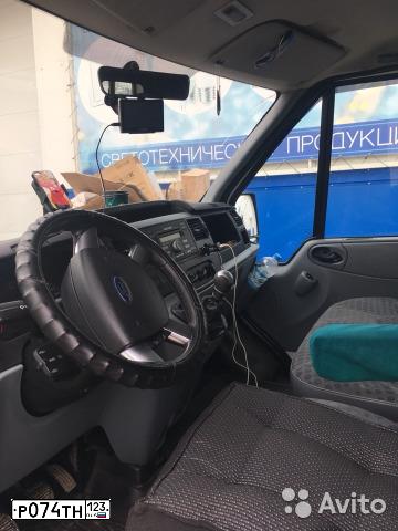 Фото автомобиля FORD TRANSIT, 2008 — госномер Р074ТН123. Цвет: Белый