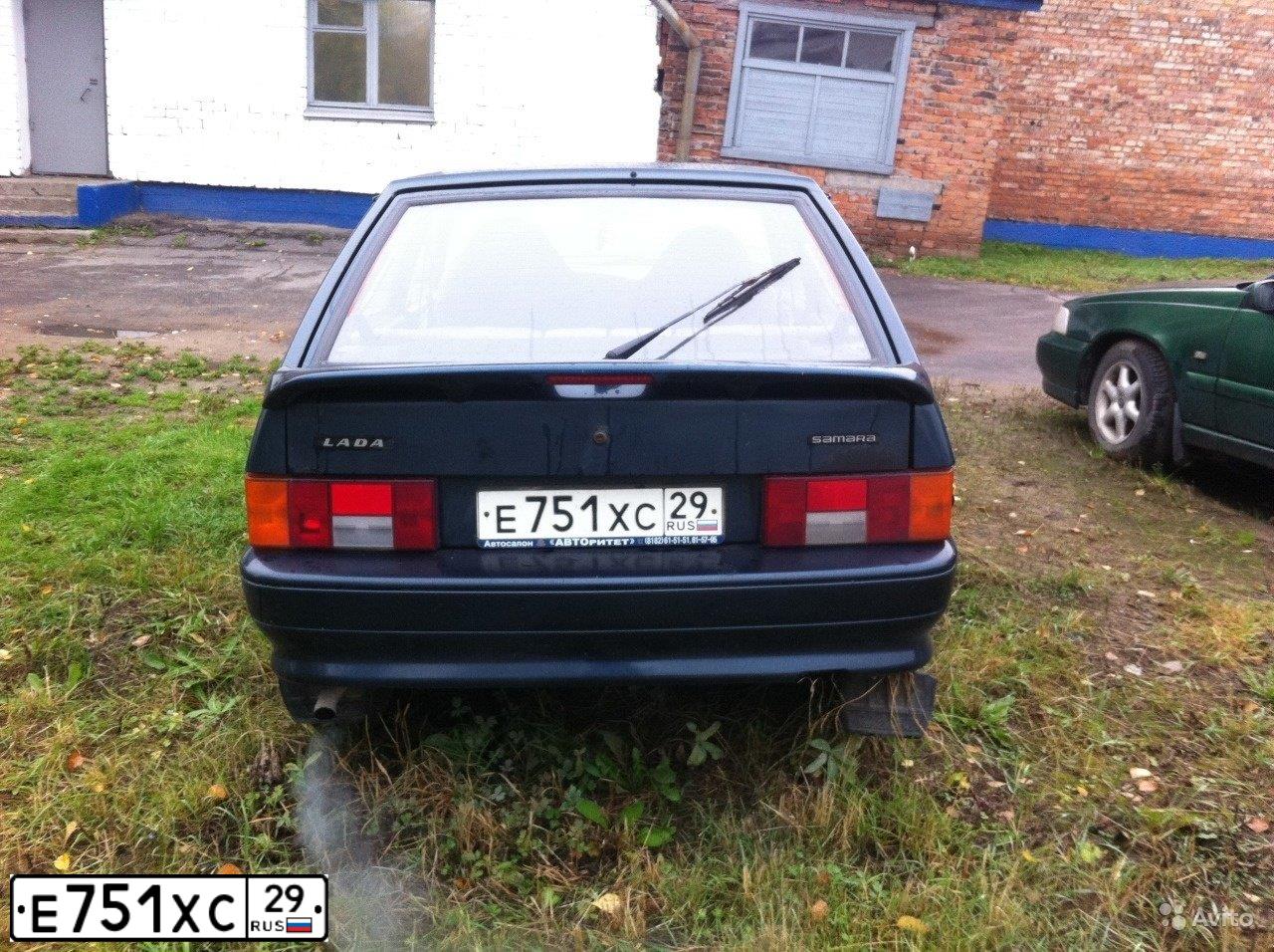 Фото автомобиля LADA 2114 SAMARA, 2007 — госномер О092РС29. Цвет: Темно-зеленый