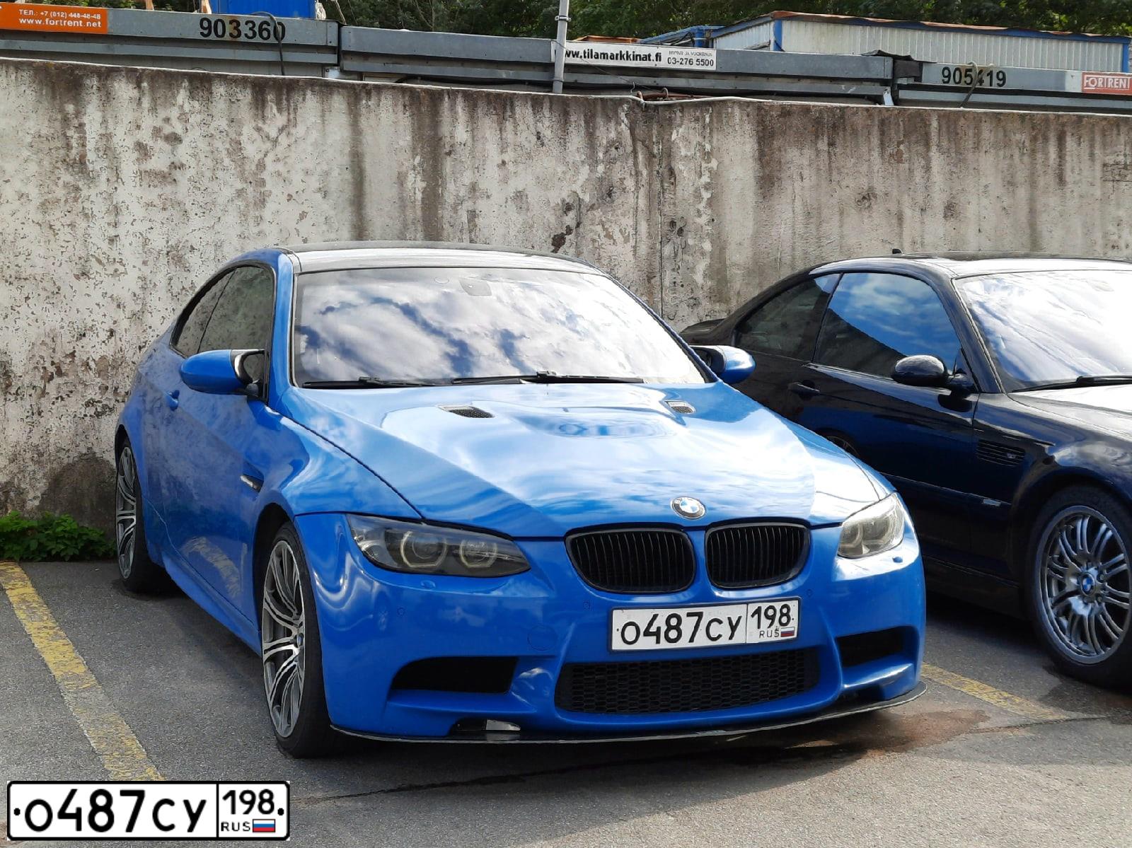 Фото автомобиля BMW M3, 2008 — госномер В744КТ977