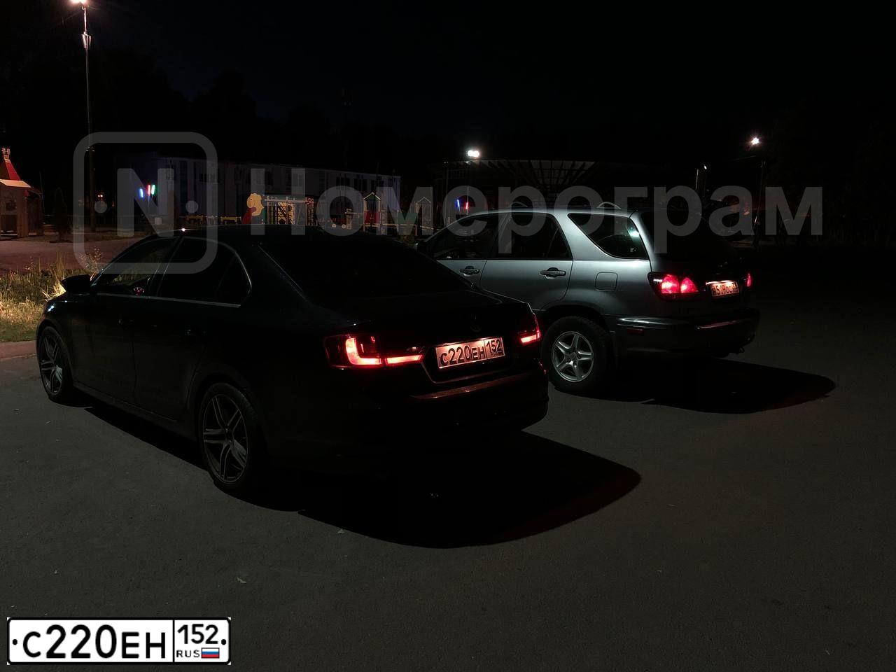 Фото автомобиля VOLKSWAGEN JETTA, 2012 — госномер С220ЕН152. Цвет: ЧЕРНЫЙ