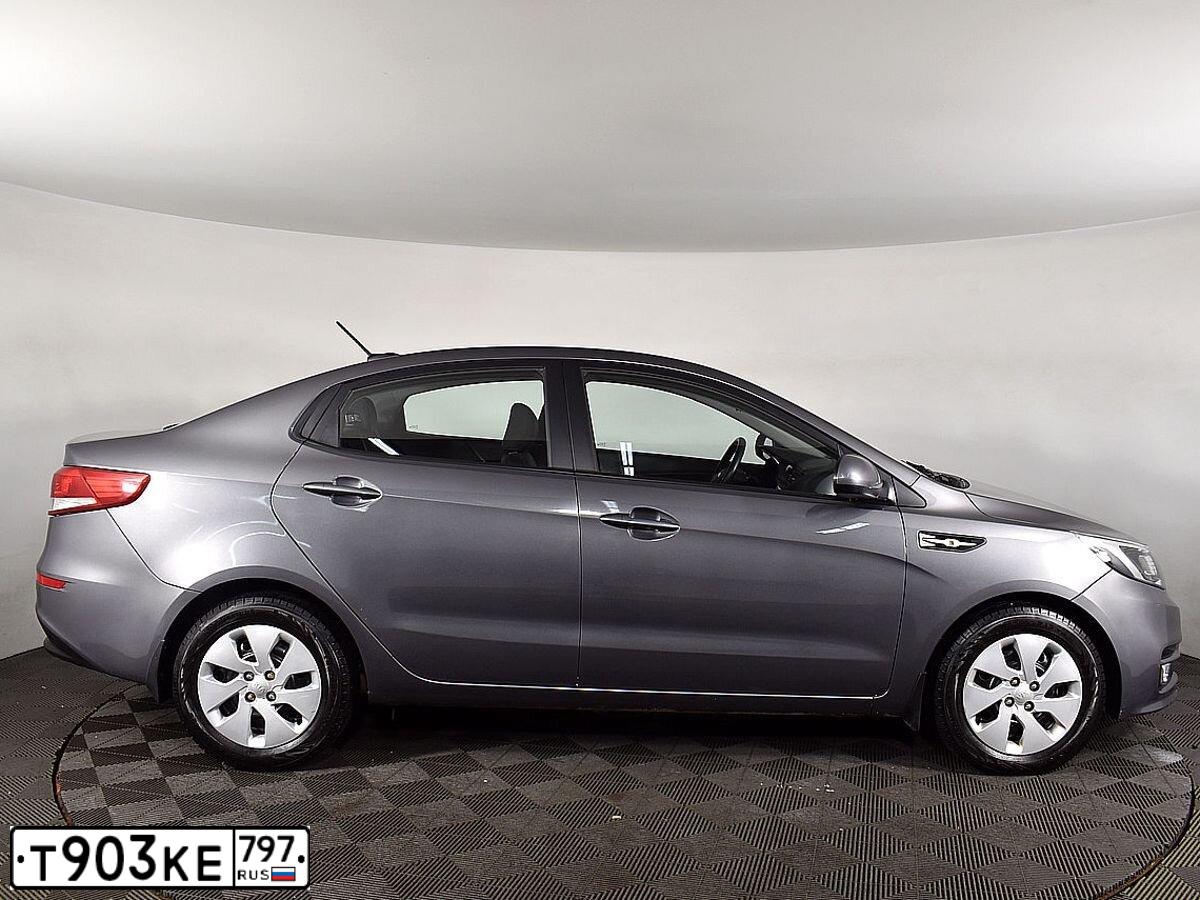 Фото автомобиля KIA RIO, 2017 — госномер Т500МН136. Цвет: ТЕМНО-СЕРЫЙ