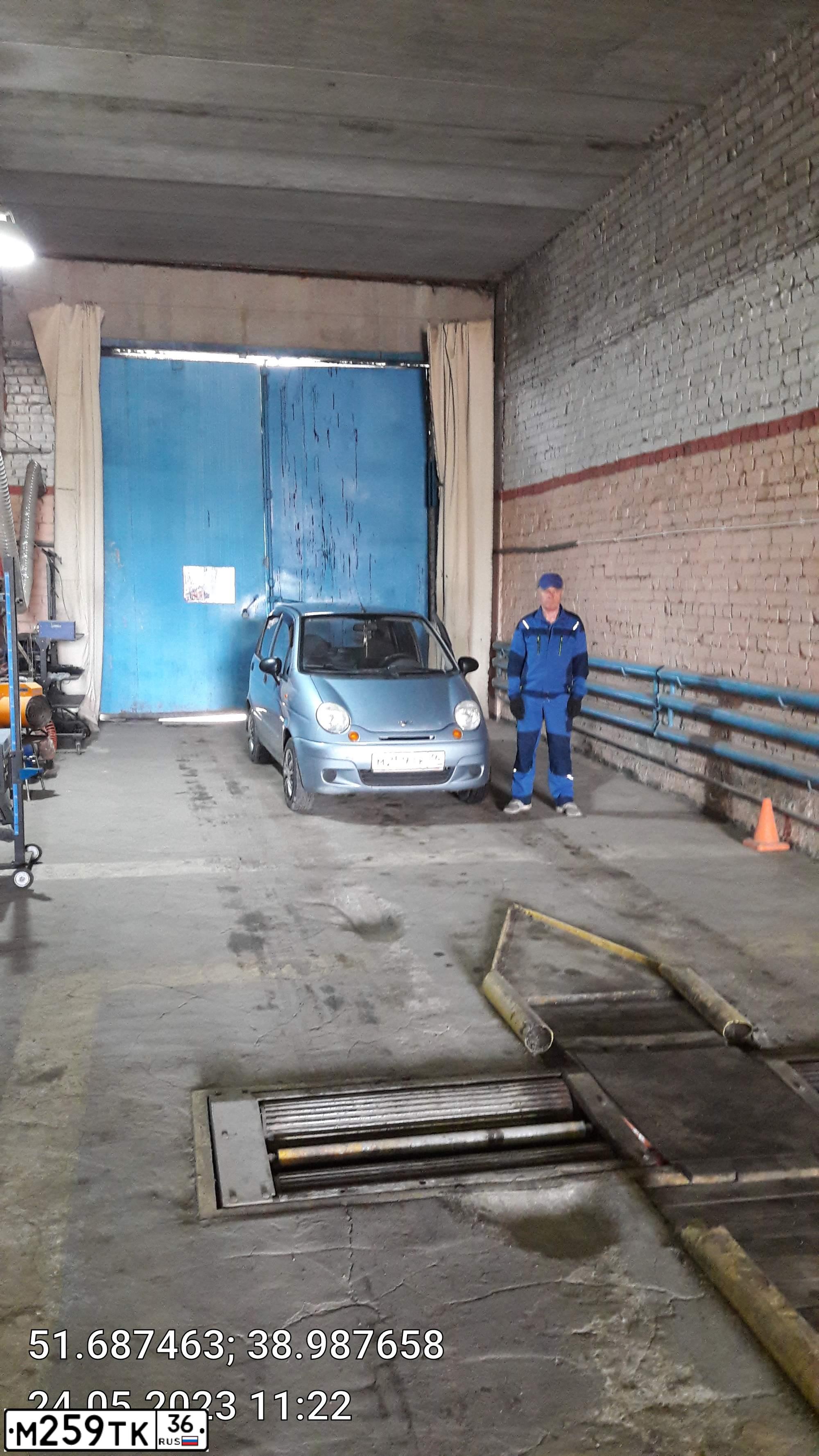Фото автомобиля DAEWOO MATIZ, 2011 — госномер М259ТК36. Цвет: СЕРО-ПЕРЛАМУТРОВЫЙ