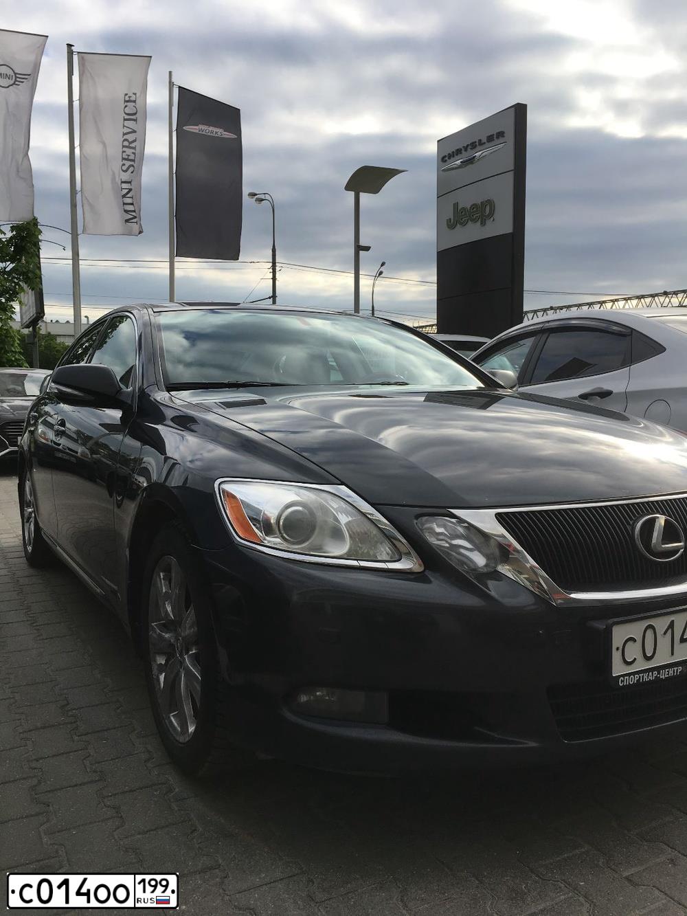 Фото автомобиля LEXUS GS, 2008 — госномер С014ОО199. Цвет: ТЕМНО-СЕРЫЙ