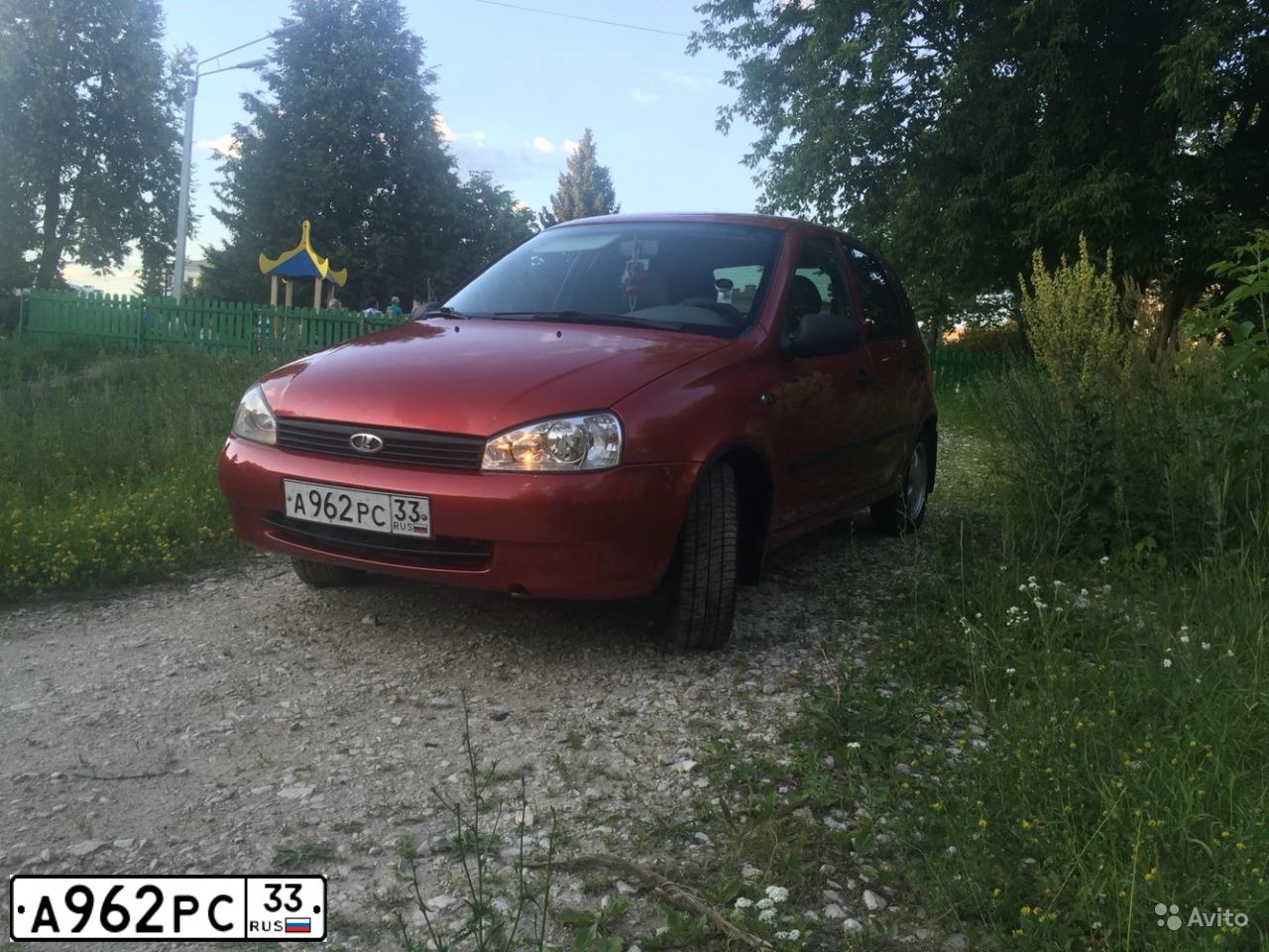Фото автомобиля LADA 1119 KALINA, 2006 — госномер А962РС33. Цвет: СЕРЕБРИСТО-КРАСНЫЙ