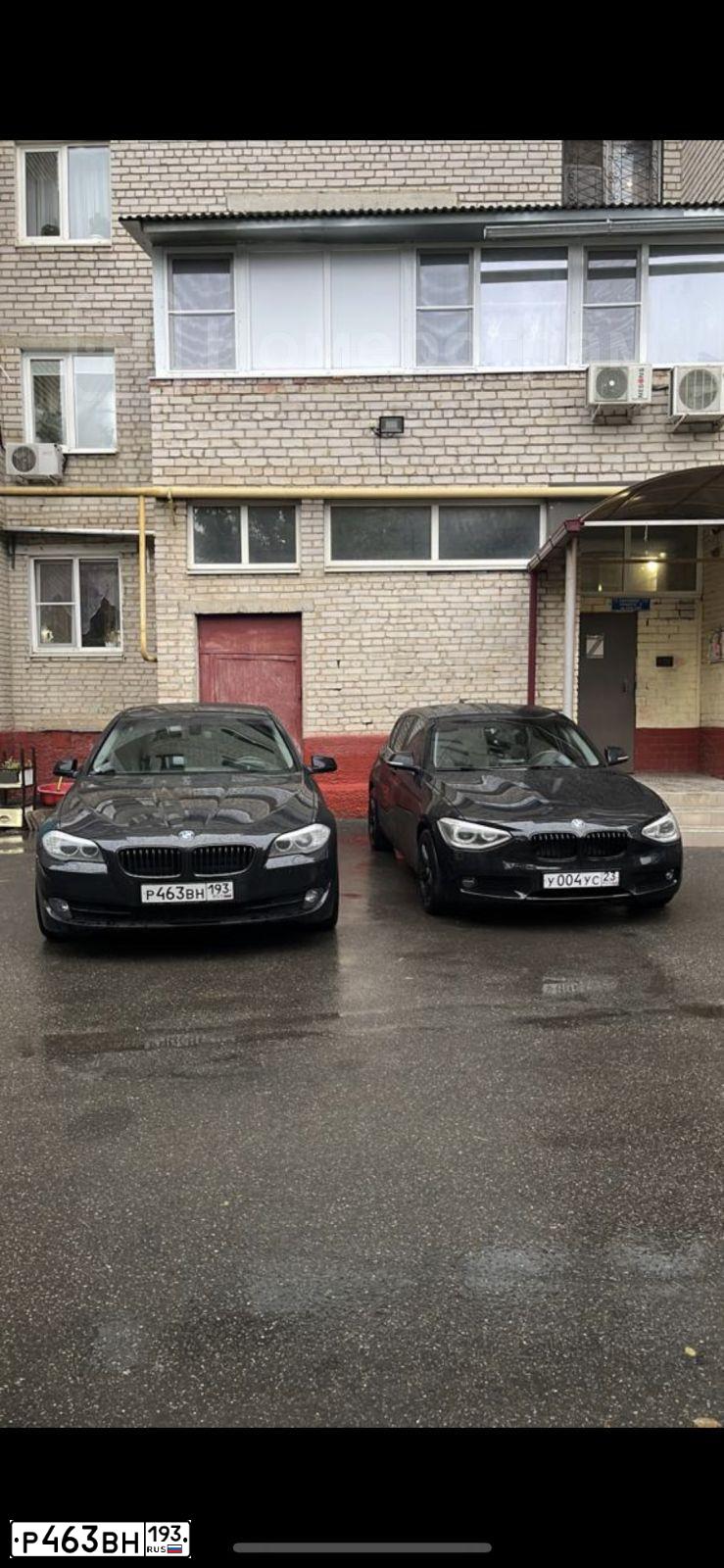 Фото автомобиля BMW SERIE 5, 2011 — госномер Р463ВН193. Цвет: ЧЕРНЫЙ