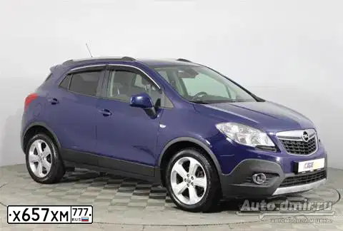 Фото автомобиля OPEL MOKKA, 2013 — госномер Е829ММ134. Цвет: синий
