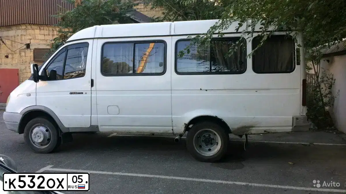 Фото автомобиля GAZ 3221 EL, 2005 — госномер О925ВМ05. Цвет: Белый