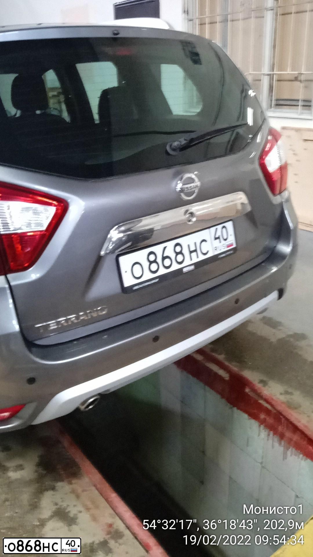 Фото автомобиля NISSAN TERRANO, 2018 — госномер Р245НК40