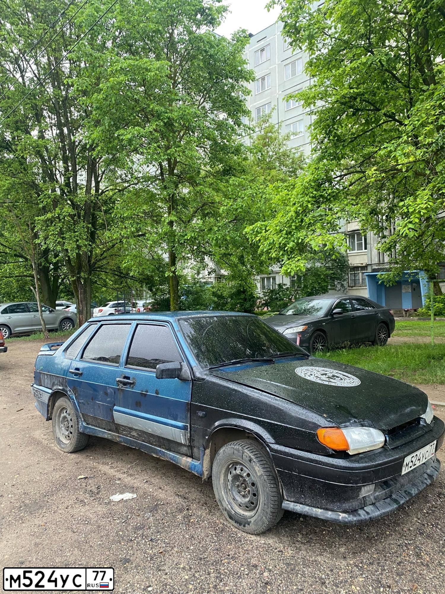 Фото автомобиля LADA 2115 SAMARA, 2005 — госномер М524УС77. Цвет: СИНИЙ