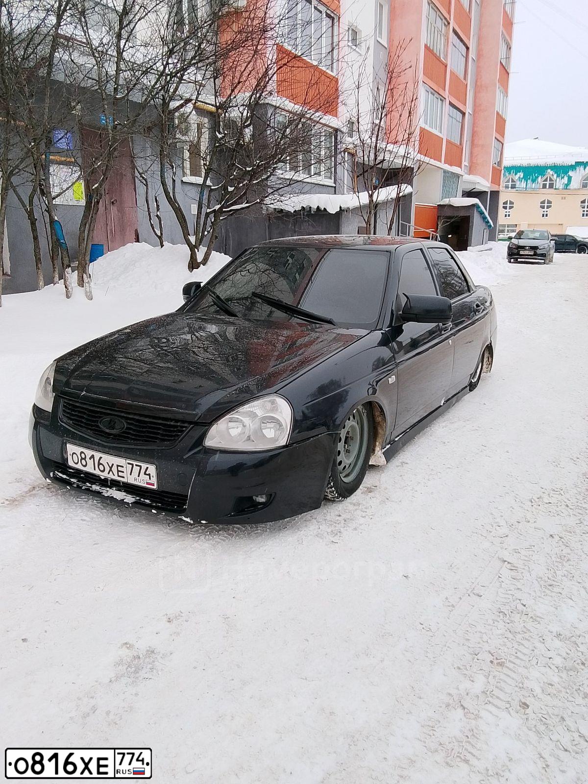 Фото автомобиля LADA 2170 PRIORA, 2008 — госномер Р770НН196. Цвет: ЧЕРНЫЙ