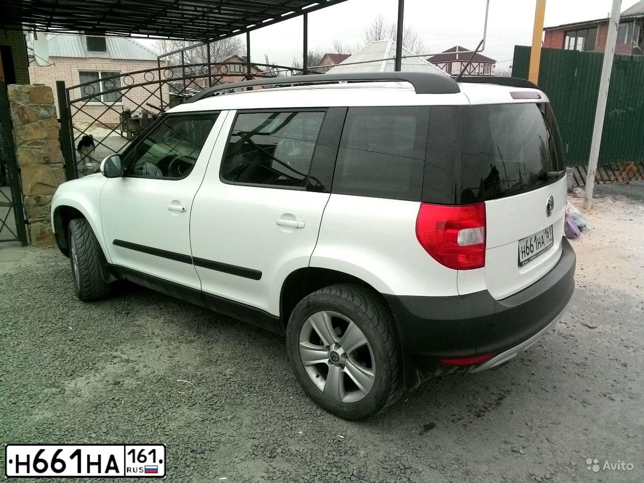 Фото автомобиля SKODA YETI, 2011 — госномер В705АЕ181. Цвет: Белый