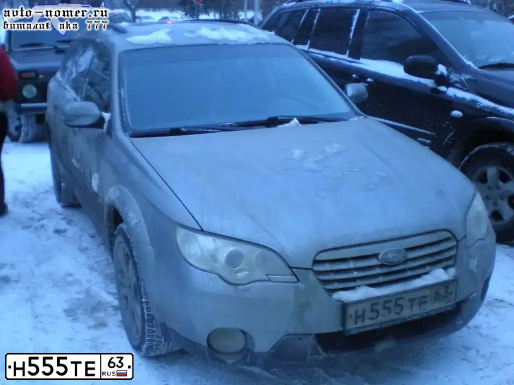 Фото автомобиля SUBARU OUTBACK, 2006 — госномер В694КА763. Цвет: СЕРЫЙ