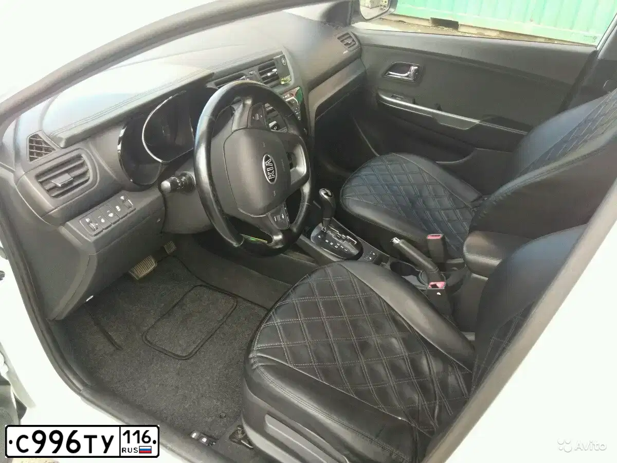 Фото автомобиля KIA RIO, 2013 — госномер С996ТУ116. Цвет: Белый