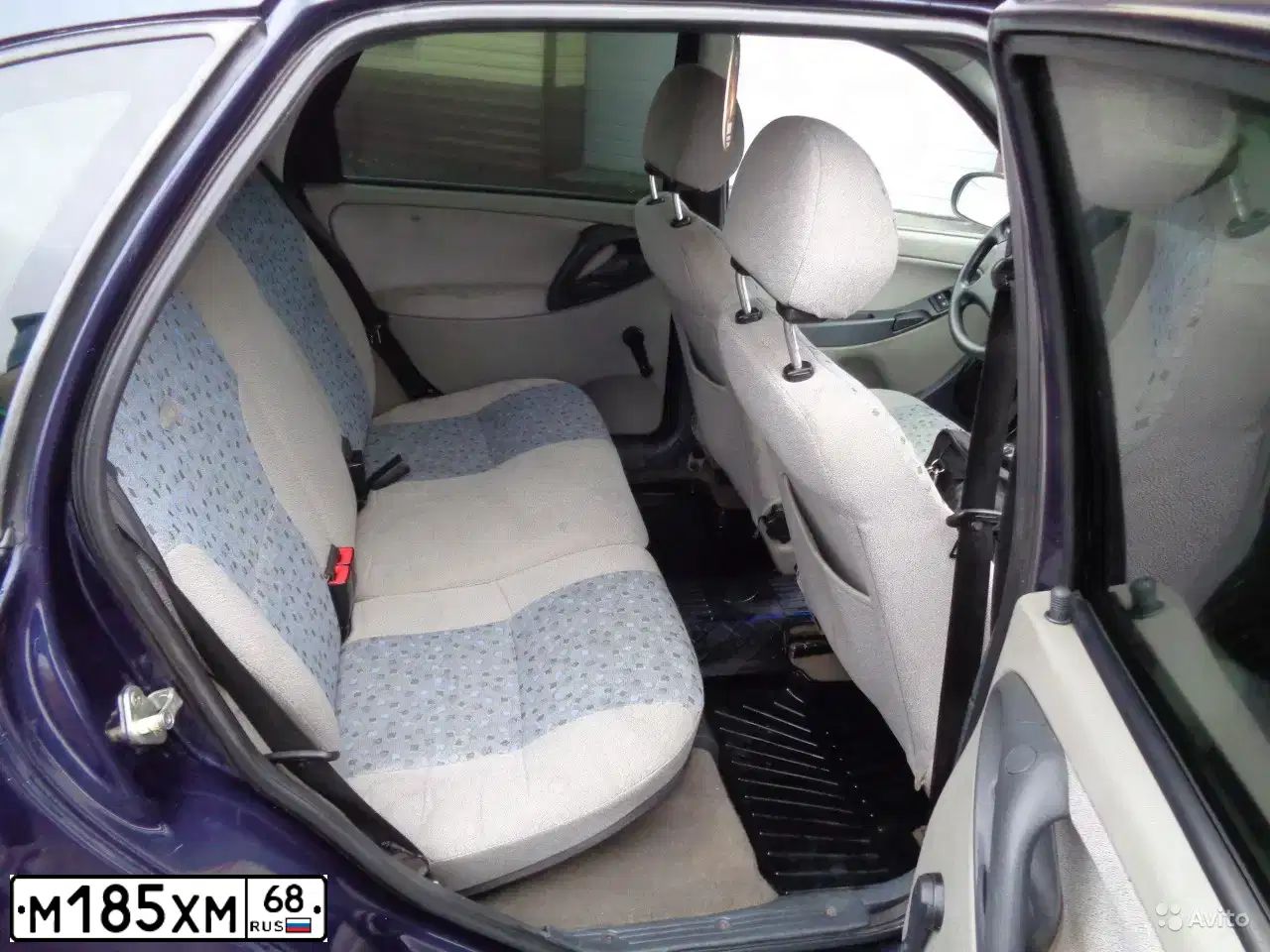 Фото автомобиля LADA 1119 KALINA, 2008 — госномер М185ХМ68. Цвет: ТЕМНЫЙ СИНЕ-ФИОЛЕТОВЫЙ