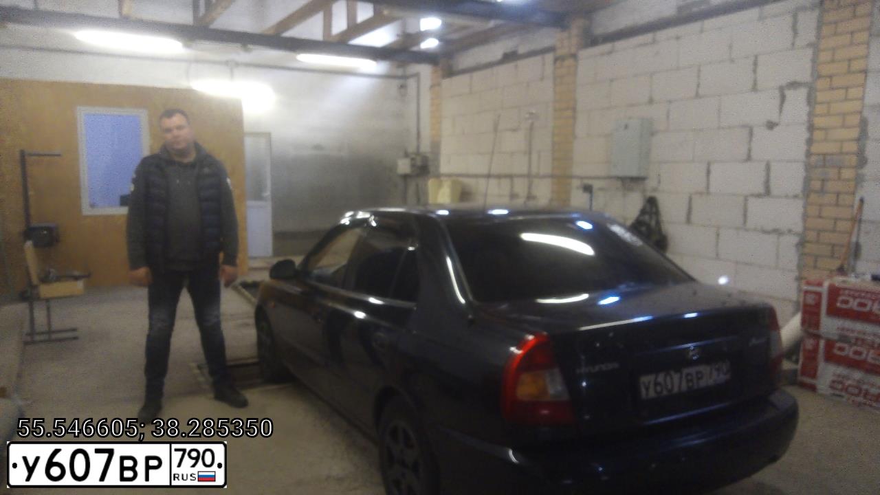 Фото автомобиля TAGAZ ACCENT, 2005 — госномер О752ТК790. Цвет: ЧЕРНЫЙ