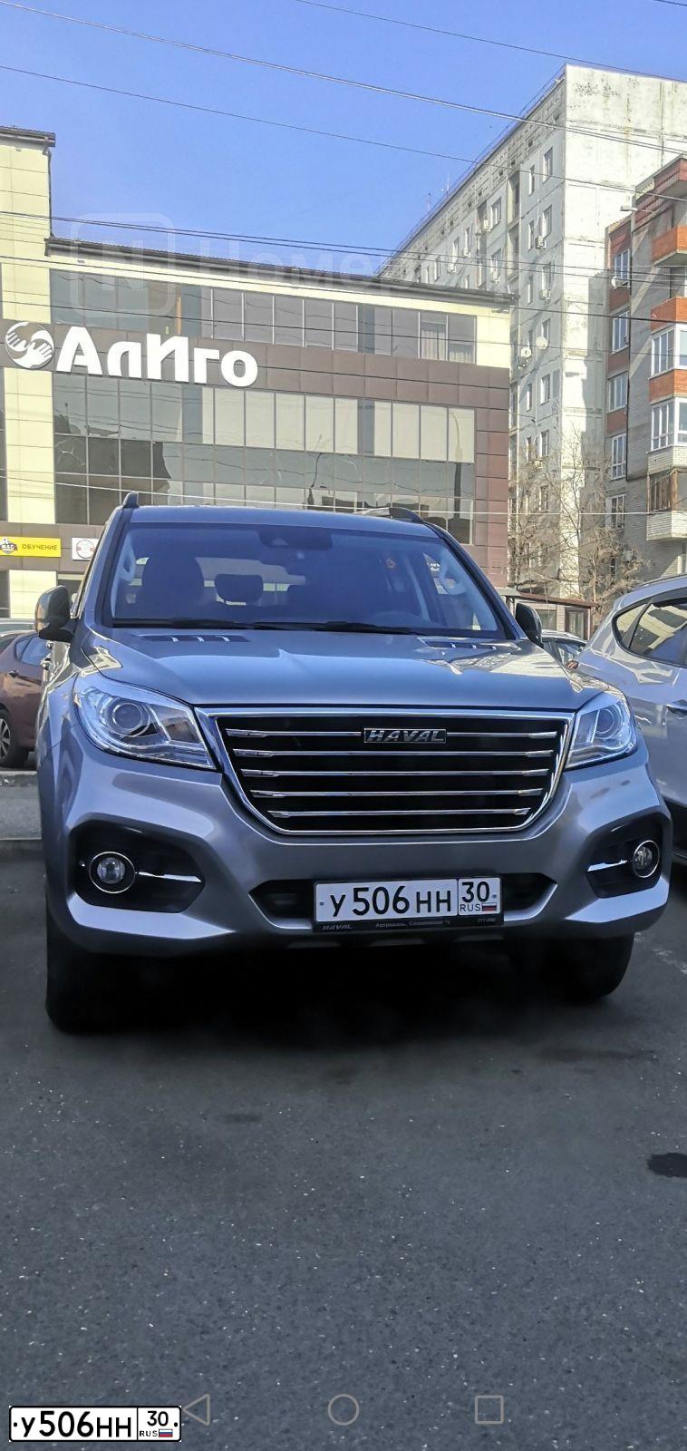 Фото автомобиля HAVAL H9, 2022 — госномер Н148УМ193. Цвет: СЕРЫЙ