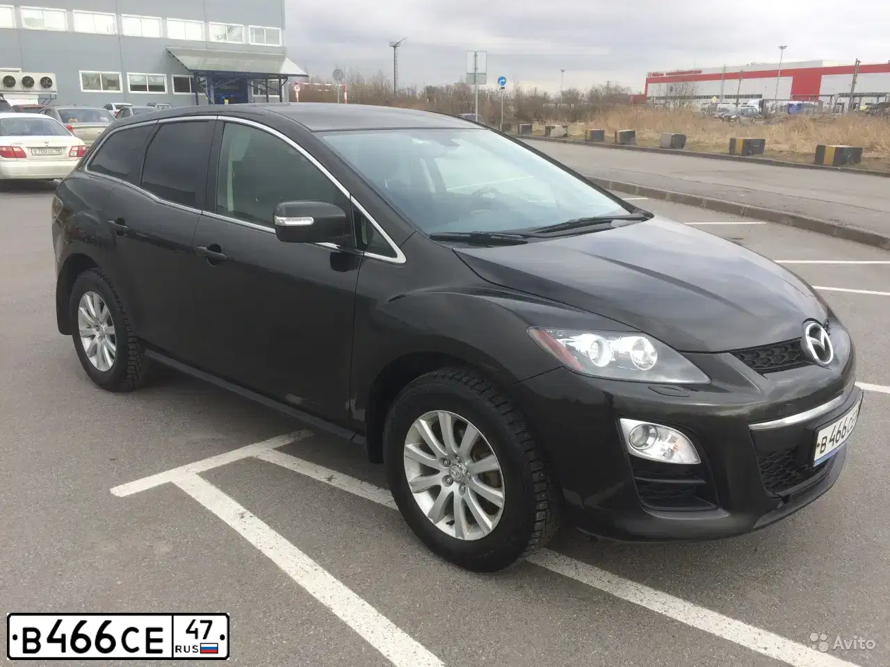 Фото автомобиля MAZDA CX-7, 2011 — госномер М902РТ10. Цвет: ЧЕРНЫЙ