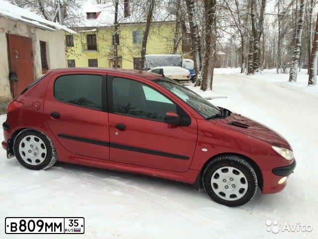 Фото автомобиля PEUGEOT 206, 2007 — госномер А104ТУ147