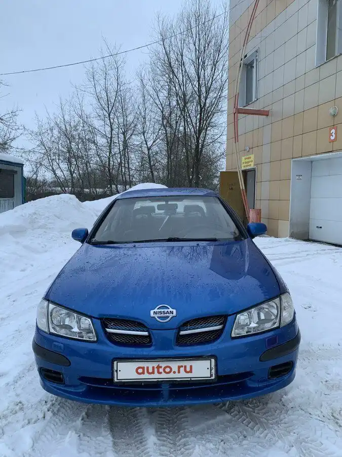 Фото автомобиля NISSAN ALMERA, 2001 — госномер Н510СВ790. Цвет: синий