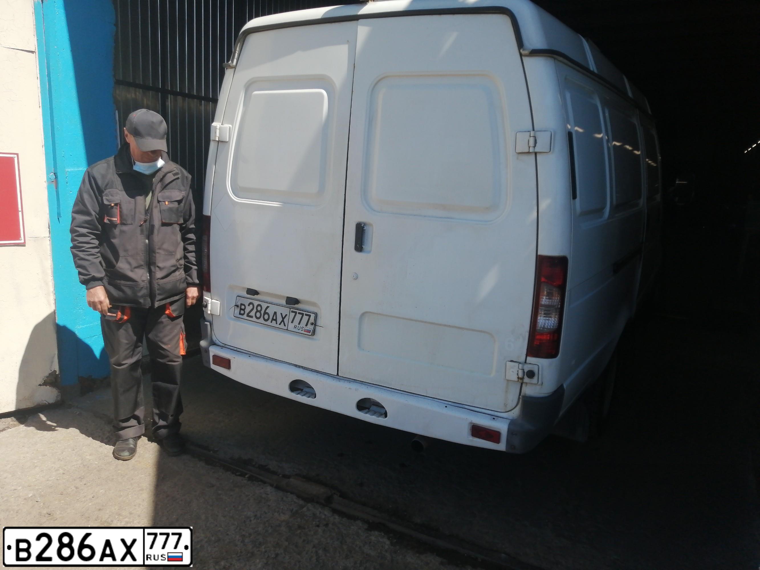 Фото автомобиля GAZ 2705 EL, 2013 — госномер В286АХ777. Цвет: Белый
