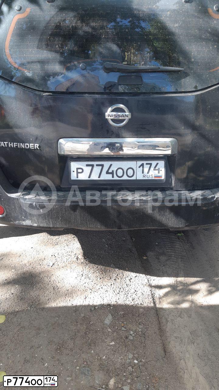 Фото автомобиля NISSAN PATHFINDER, 2005 — госномер К007ЕХ177. Цвет: ЧЕРНЫЙ