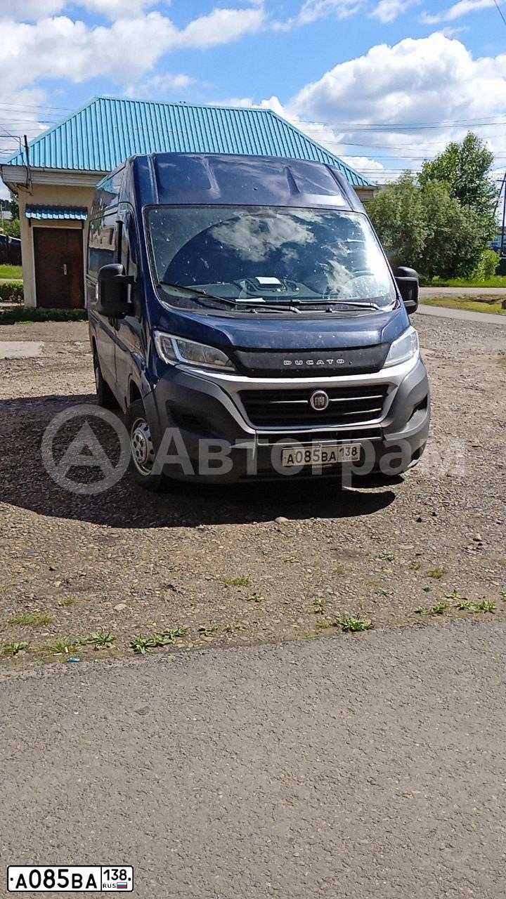 Фото автомобиля FIAT DUCATO, 2015 — госномер А085ВА138. Цвет: ТЕМНО СИНИЙ