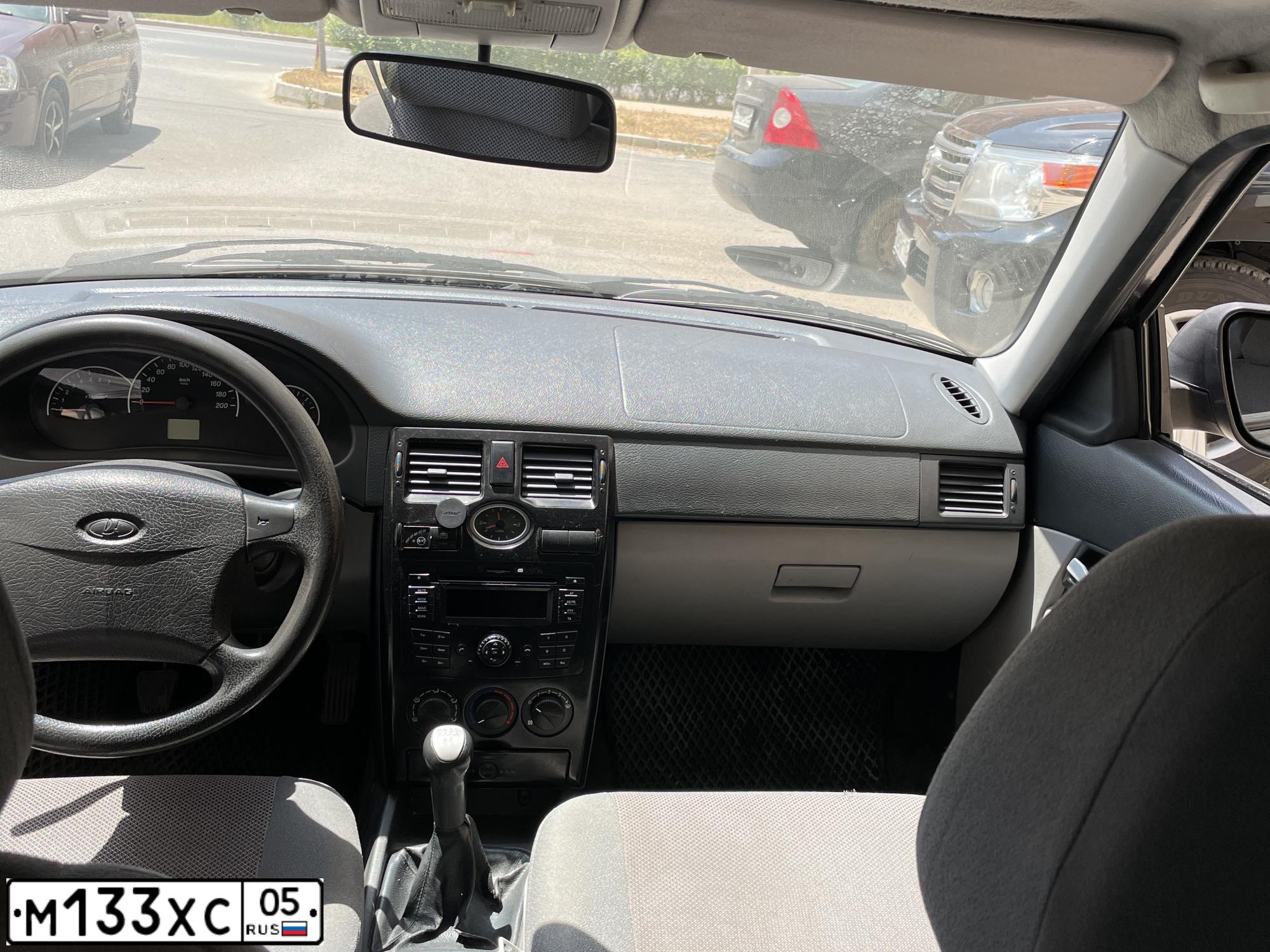 Фото автомобиля LADA 2170 PRIORA, 2012 — госномер М133ХС05. Цвет: Сине-Черный
