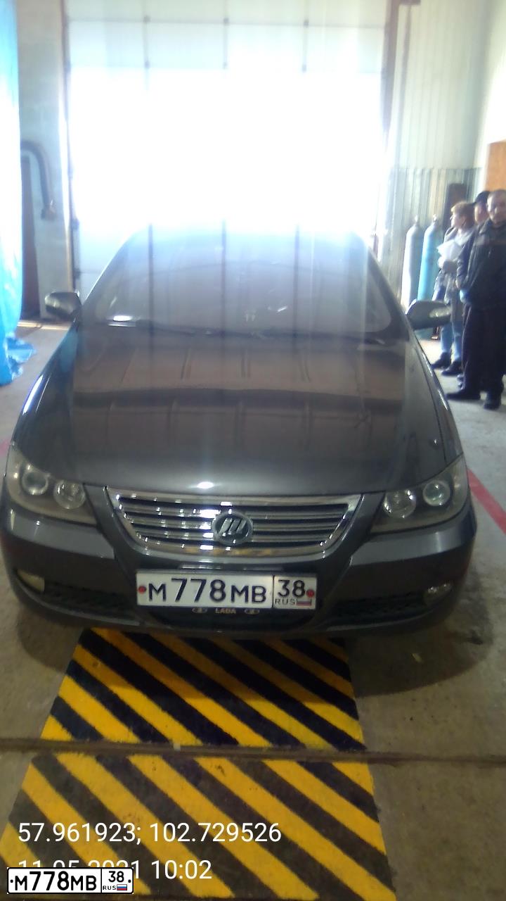 Фото автомобиля LIFAN SOLANO, 2011 — госномер М778МВ38. Цвет: СЕРЫЙ