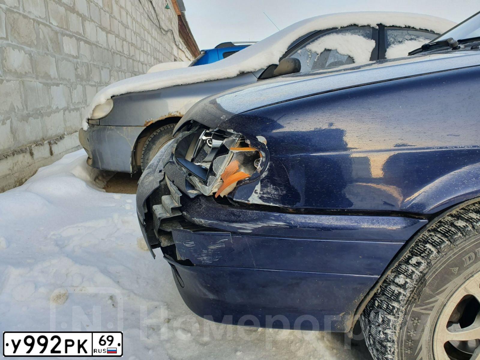 Фото автомобиля LADA 2114 SAMARA, 2011 — госномер У992РК69. Цвет: синий
