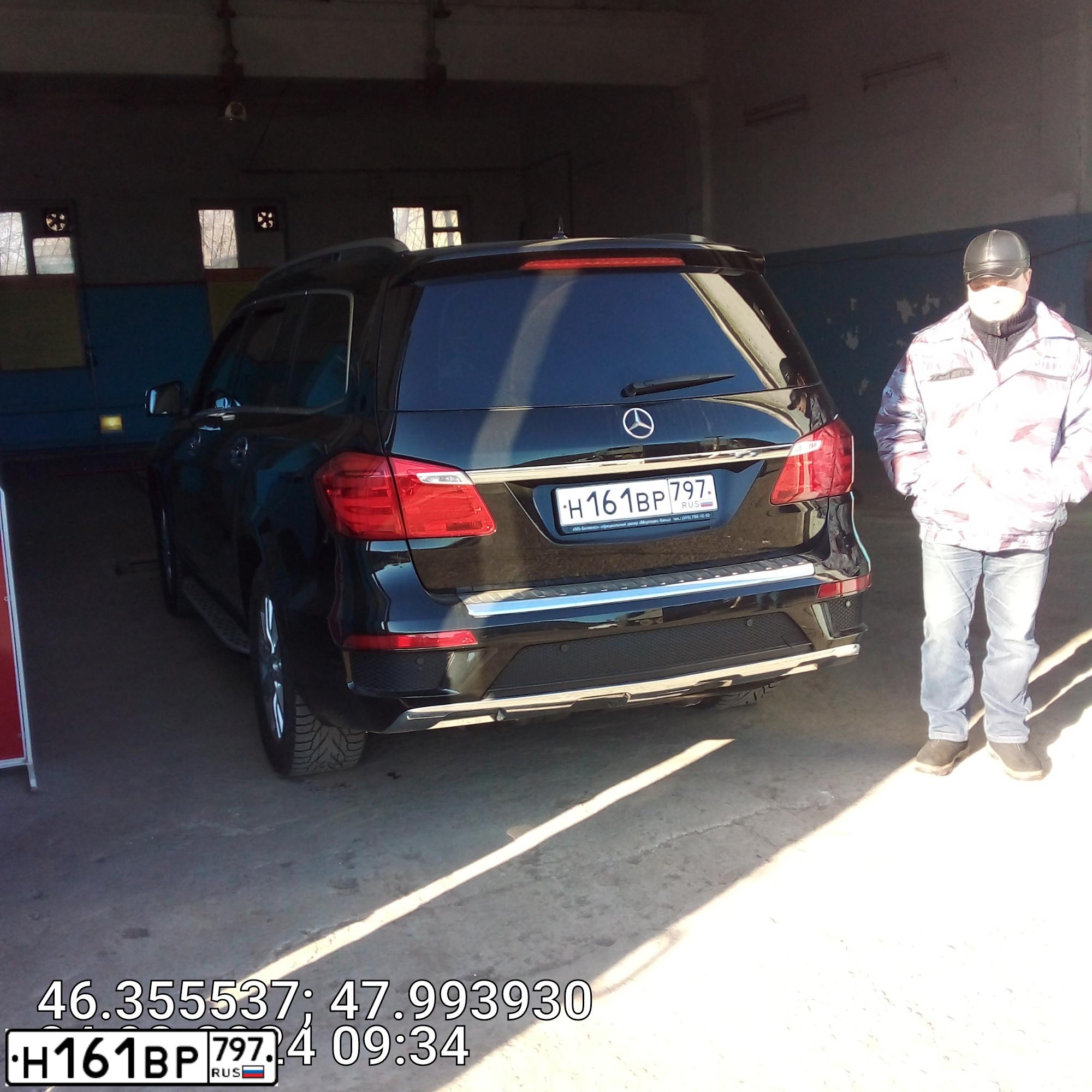 Фото автомобиля MERCEDES GL-KLASSE, 2013 — госномер Н161ВР797