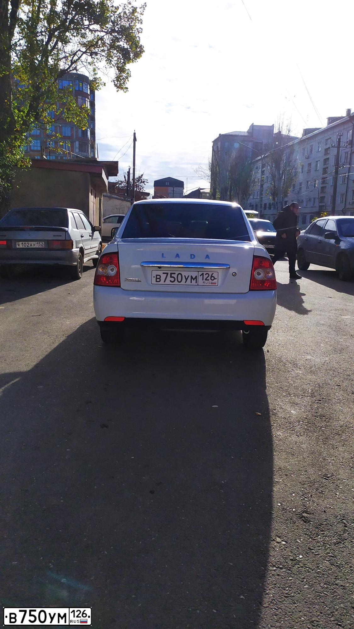 Фото автомобиля LADA PRIORA, 2018 — госномер В536НЕ07