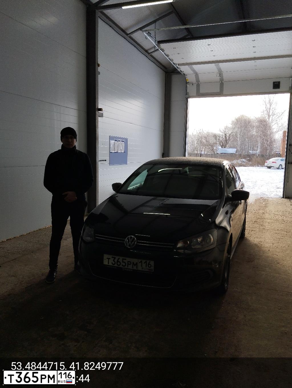 Фото автомобиля VOLKSWAGEN POLO, 2013 — госномер С781АЕ68. Цвет: ЧЕРНЫЙ