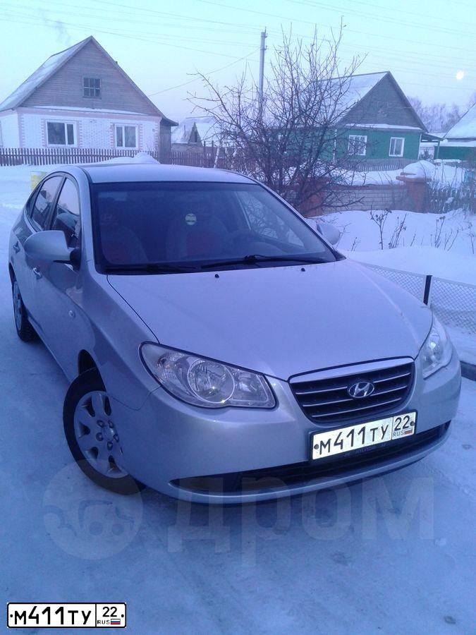 Фото автомобиля HYUNDAI ELANTRA, 2009 — госномер М411ТУ22. Цвет: СЕРЕБРИСТЫЙ