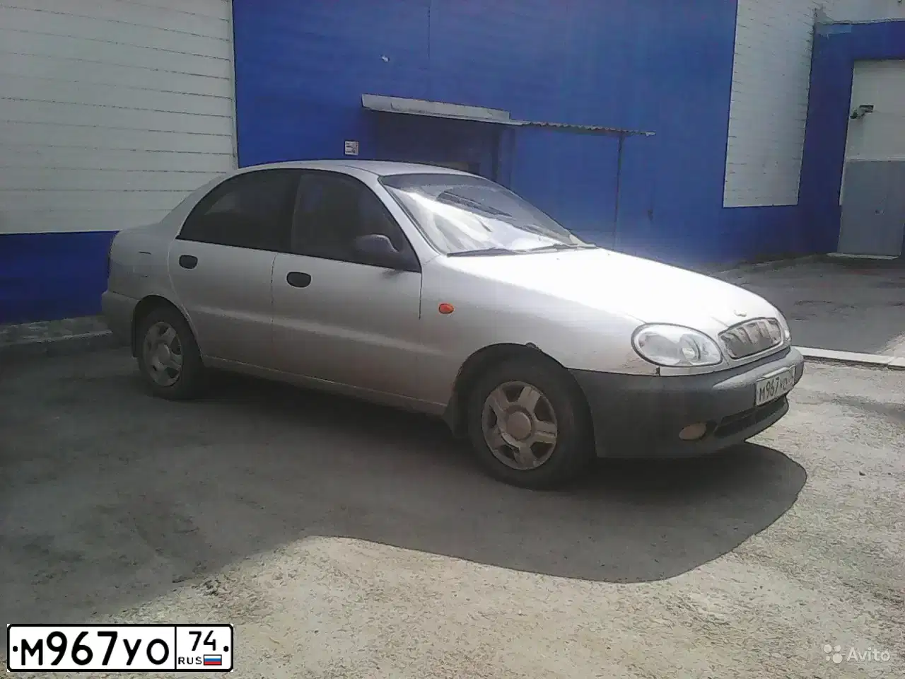 Фото автомобиля ZAZ LANOS, 2006 — госномер М967УО74. Цвет: Серебристый