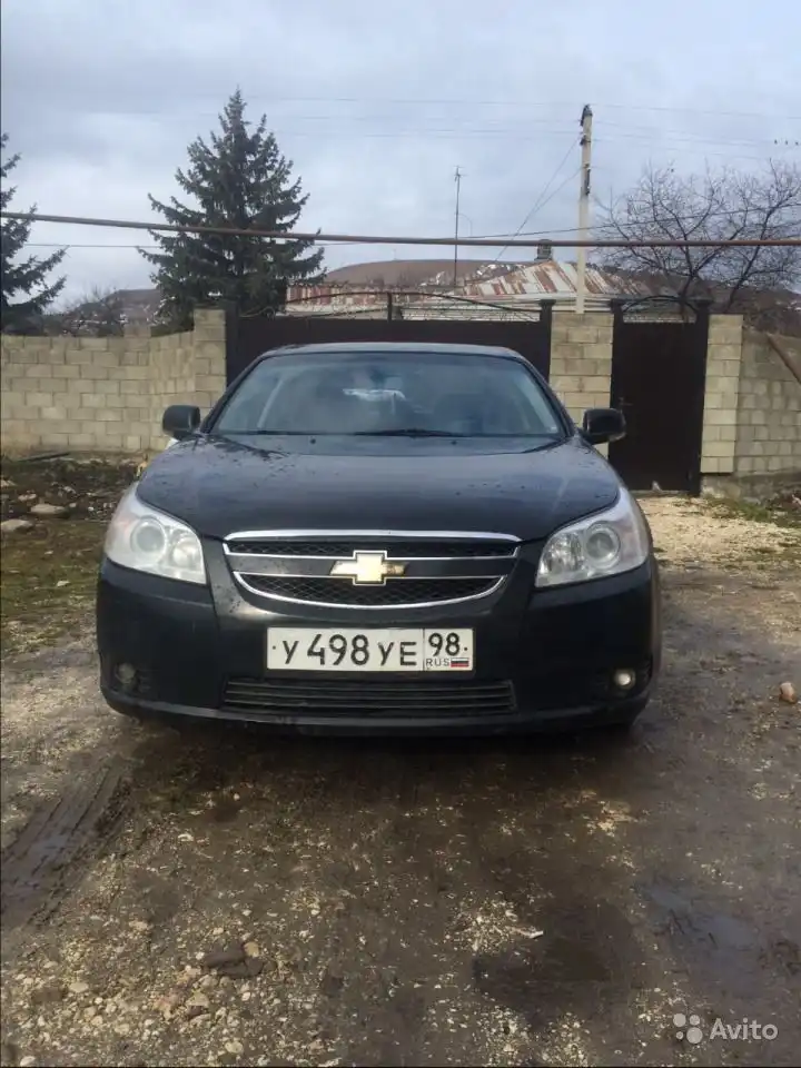 Фото автомобиля CHEVROLET EPICA, 2008 — госномер В199УВ126. Цвет: ЧЕРНЫЙ