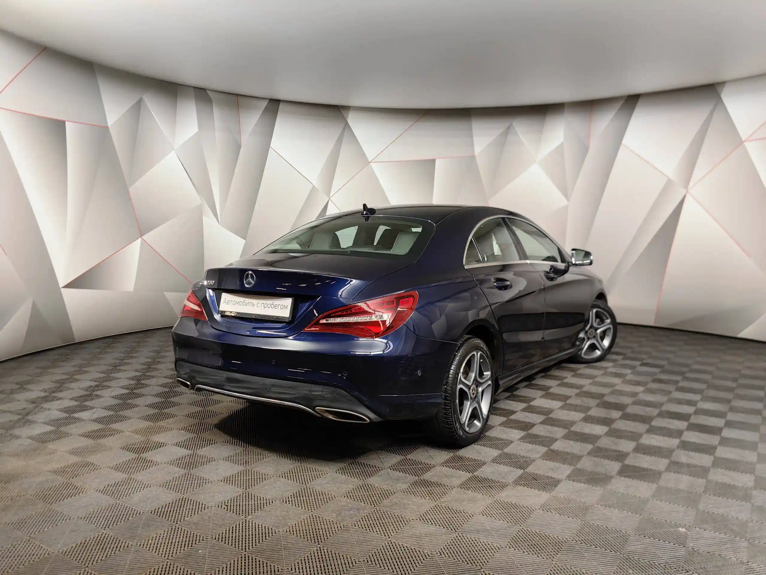 Фото автомобиля МЕРСЕДЕС-БЕНЦ CLA 200, 2018 — госномер В773ТУ37. Цвет: синий
