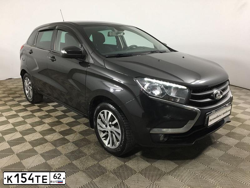 Фото автомобиля LADA XRAY, 2019 — госномер Р809УА62. Цвет: ЧЕРНЫЙ