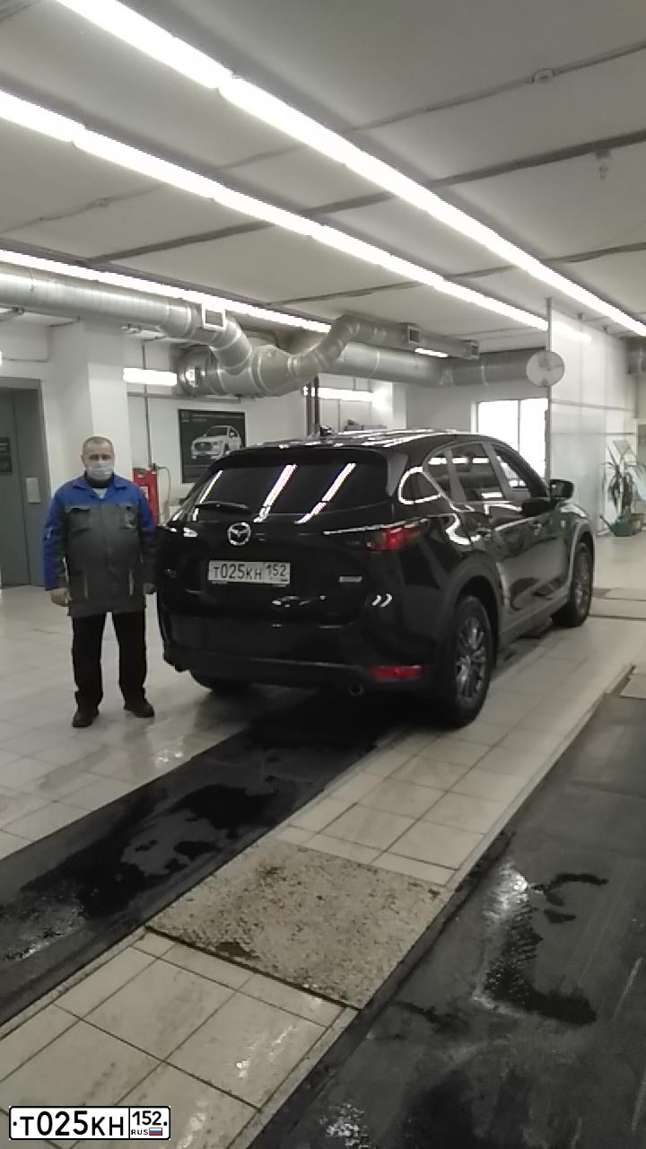 Фото автомобиля MAZDA CX-5 КЕЕW7А, 2020 — госномер С460СВ152. Цвет: ЧЕРНЫЙ