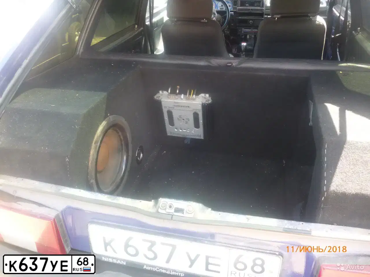 Фото автомобиля LADA 2109 SAMARA, 1993 — госномер К637УЕ68. Цвет: СИНЯЯ ПОЛНОЧЬ