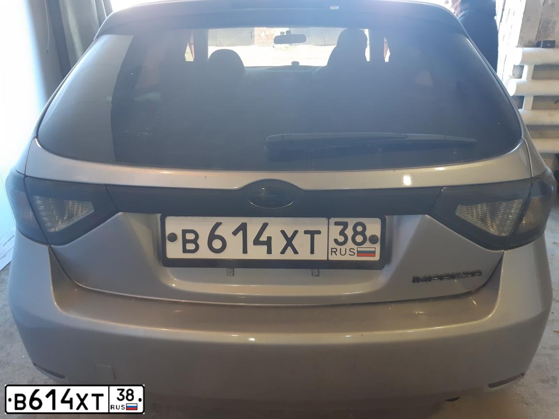 Фото автомобиля SUBARU IMPREZA, 2008 — госномер В614ХТ38