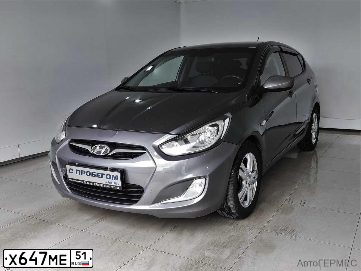 Фото автомобиля HYUNDAI SOLARIS, 2012 — госномер А858ВО977. Цвет: ЧЕРНО-СЕРЫЙ