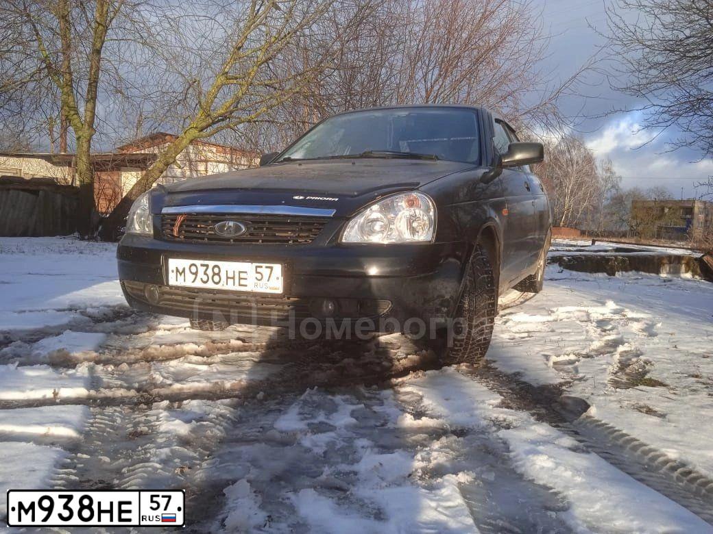 Фото автомобиля LADA PRIORA, 2010 — госномер К592НН761. Цвет: СИНЕ-ЧЕРНЫЙ