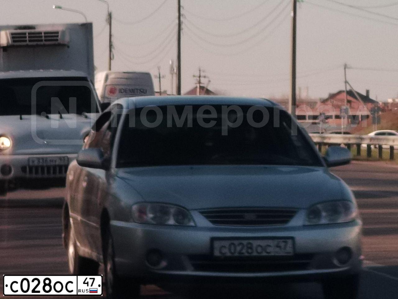 Фото автомобиля KIA SPECTRA (FB2272), 2007 — госномер Н804ЕН193. Цвет: АЛМАЗНОЕ СЕРЕБРО