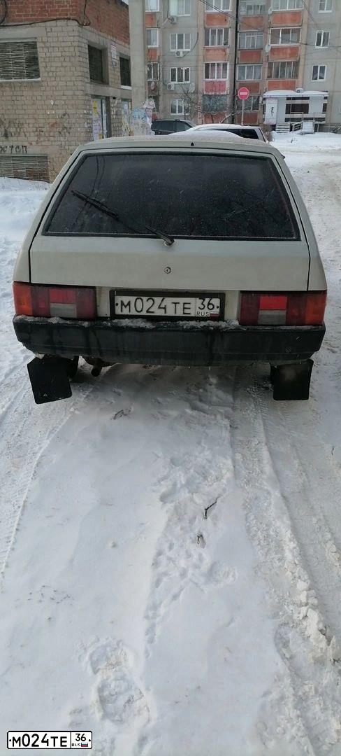Фото автомобиля LADA 2109 SAMARA, 2002 — госномер К648МС136. Цвет: СЕРО ГОЛУБОЙ