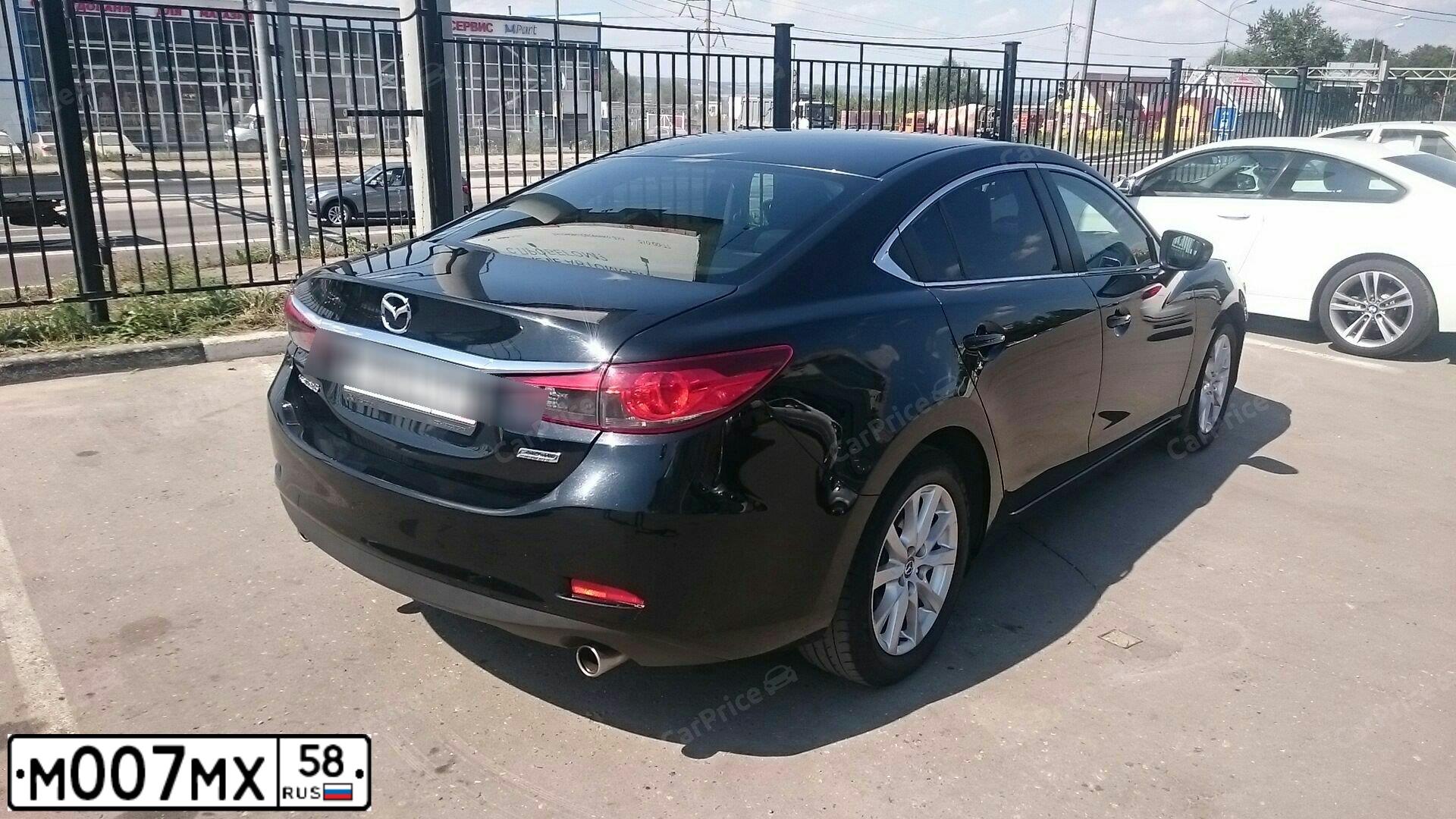 Фото автомобиля MAZDA 6, 2012 — госномер В772ЕР50. Цвет: ЧЕРНЫЙ