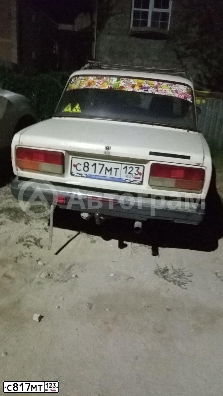 Фото автомобиля VAZ 2107 LADA, 2000 — госномер М800АТ93