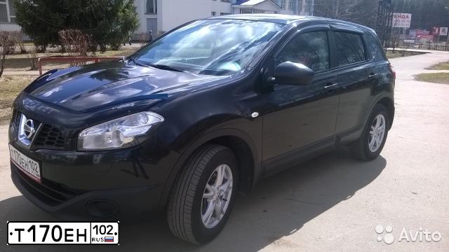 Фото автомобиля NISSAN QASHQAI, 2011 — госномер Н008КО56. Цвет: ЧЕРНЫЙ